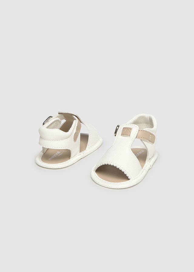 Sandali Menorquinas Cinturino Avorio 9084/43 corredino e abbigliamento neonato | NANU' BABY