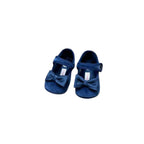 Scarpe Bimba BLU Velluto - AMBARABA' corredino e abbigliamento neonato | NANU' BABY