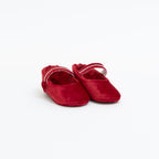 Scarpe Cerimonia Bimba Poliestere Rosso IM327SC/R corredino e abbigliamento neonato | NANU' BABY
