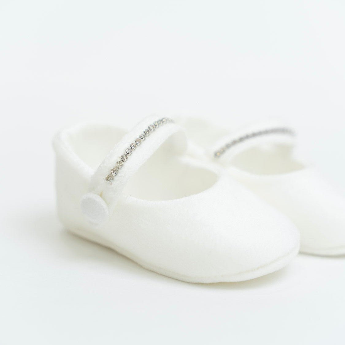 Scarpe Cerimonia Bimba Poliestere Vaniglia IM327SC corredino e abbigliamento neonato | NANU' BABY