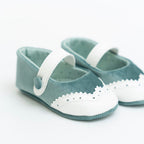 Scarpe Cerimonia Bimba Poliestere Verde Salvia Vaniglia IM312SC corredino e abbigliamento neonato | NANU' BABY