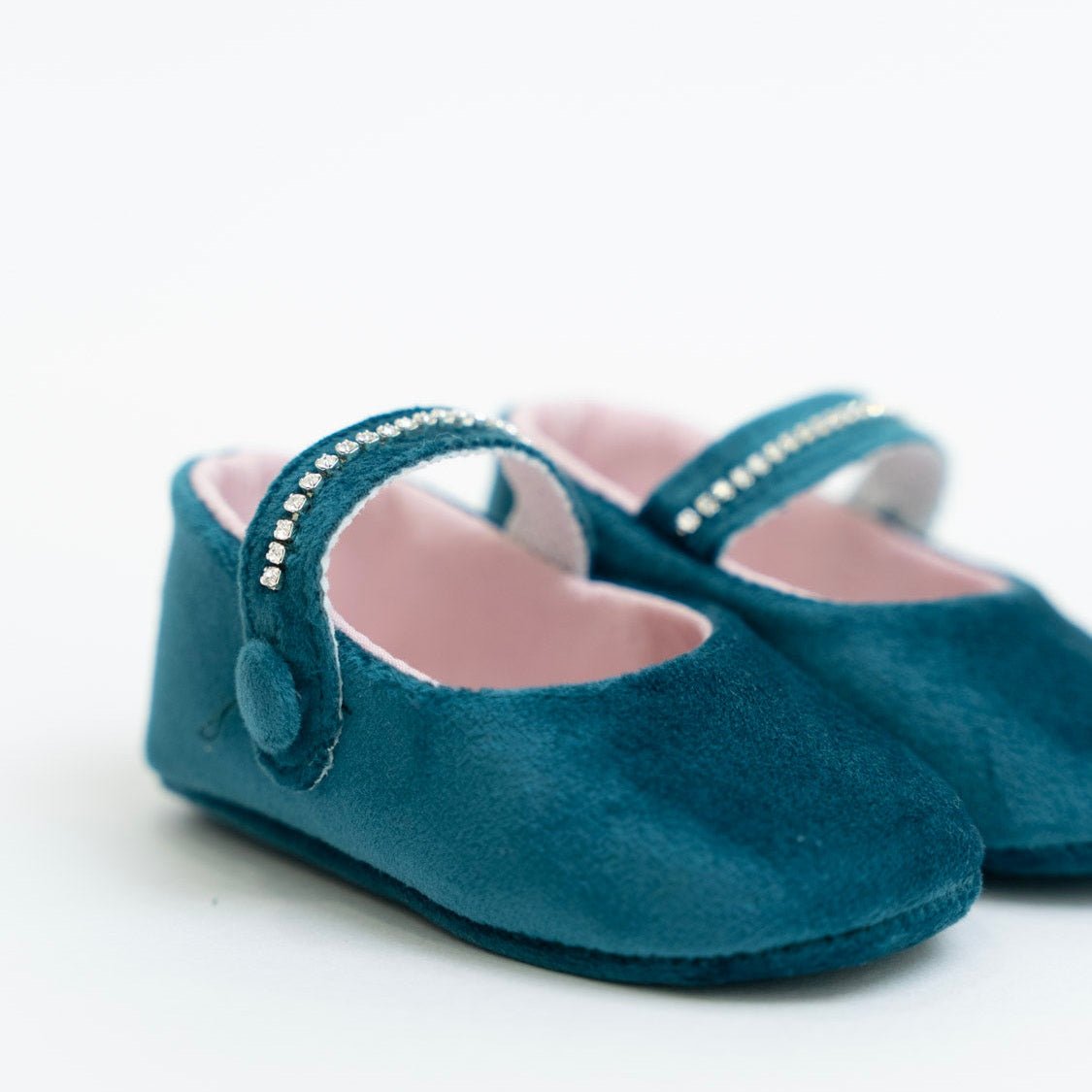 Scarpe Cerimonia Bimba Poliestere Zaffiro IM327SC/Z corredino e abbigliamento neonato | NANU' BABY