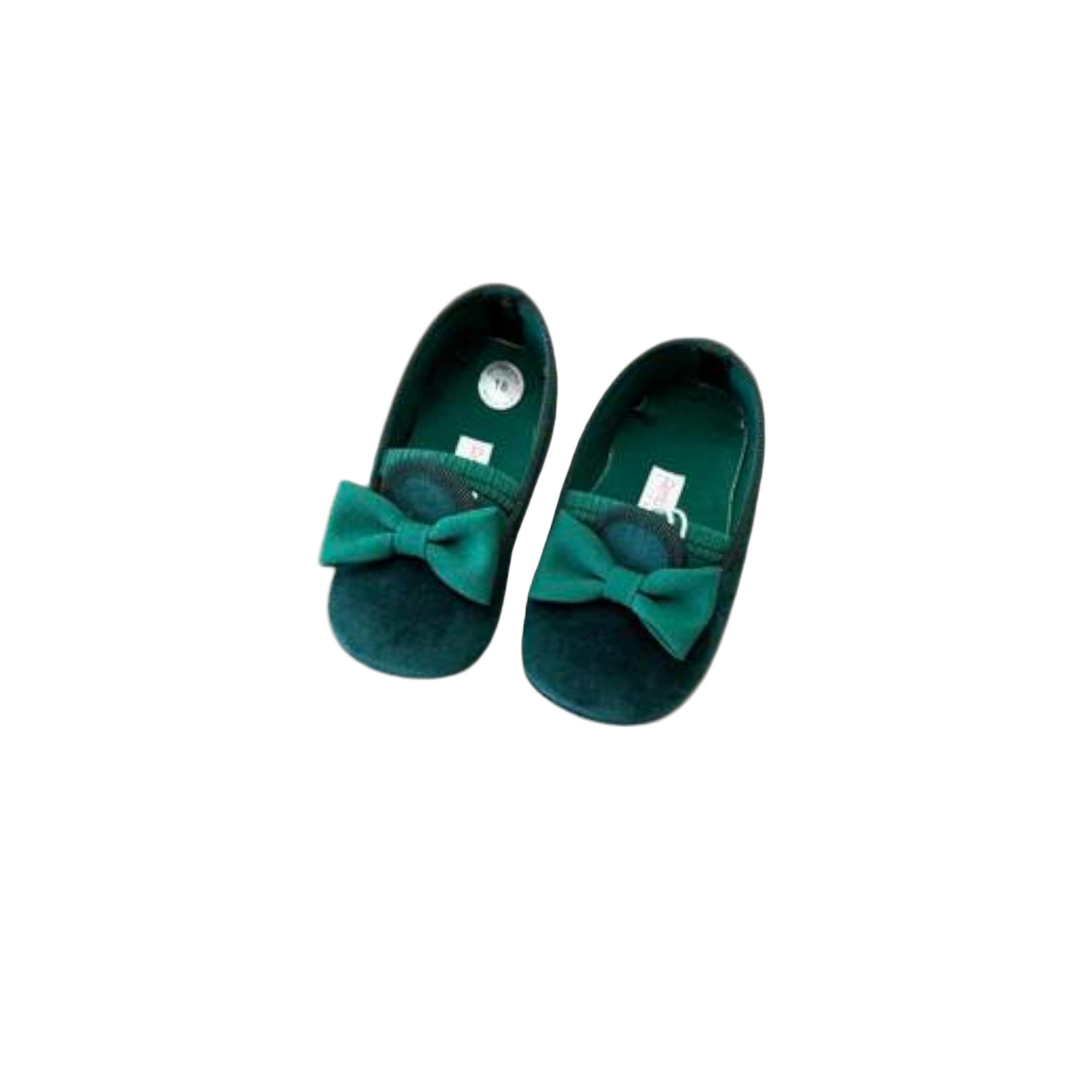 Scarpe Cerimonia Bimba Verde Velluto - AMBARABA' corredino e abbigliamento neonato | NANU' BABY