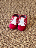 Scarpe Cerimonia Bimbo ROSSO IK215SC corredino e abbigliamento neonato | NANU' BABY