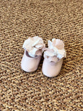 Scarpe Cerimonia Flower Bimba MARSALA IK319SC corredino e abbigliamento neonato | NANU' BABY