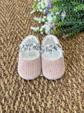 Scarpe in velluto Bimba ROSA 9L - SCL9L/R corredino e abbigliamento neonato | NANU' BABY