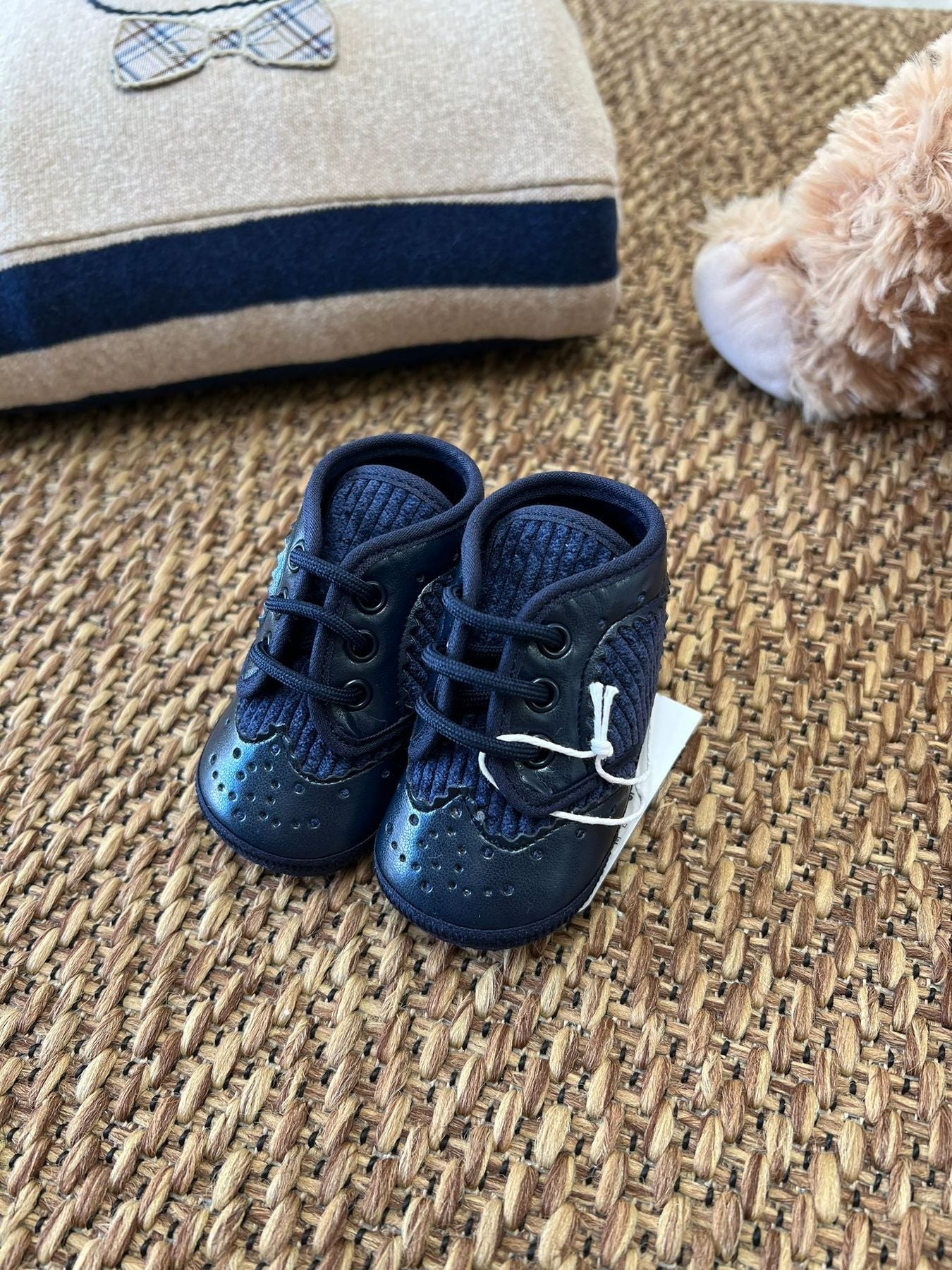 Scarpe in velluto Bimbo Blu 3L - SCL3L corredino e abbigliamento neonato | NANU' BABY