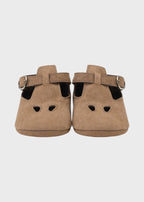 Scarpette Pelle Scamosciata Marrone SM4181/T041/M corredino e abbigliamento neonato | NANU' BABY