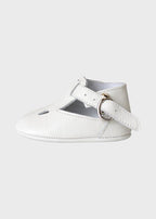 Scarpette Vera Pelle Panna SM4192/T001/P corredino e abbigliamento neonato | NANU' BABY
