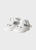 Scarpette Vera Pelle Panna SM4192/T001/P corredino e abbigliamento neonato | NANU' BABY