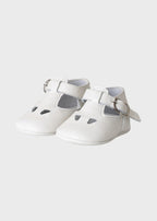 Scarpette Vera Pelle Panna SM4192/T001/P corredino e abbigliamento neonato | NANU' BABY