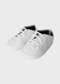 Scarpina Oxford Pelle Bianco SM4175/T001 corredino e abbigliamento neonato | NANU' BABY