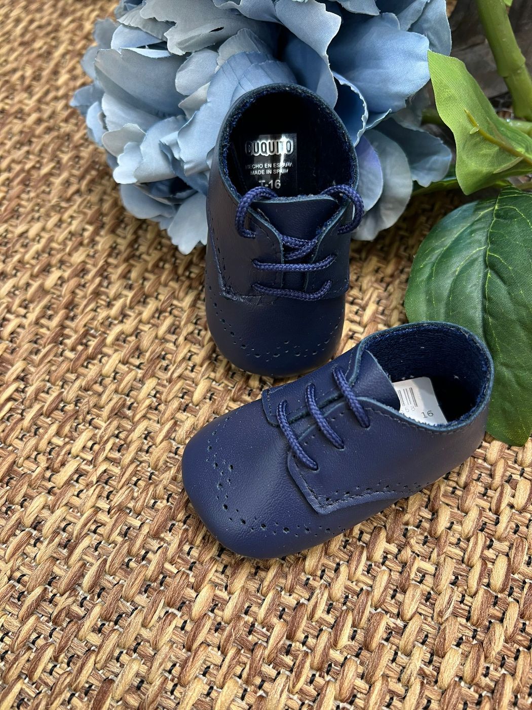 Scarpina stringata Bimbo Blu 7008 corredino e abbigliamento neonato | NANU' BABY