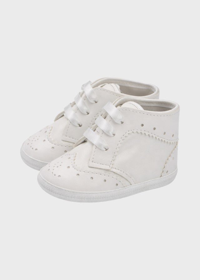 Scarpine Bimbo Bianco SM4253/T95 - 20 corredino e abbigliamento neonato | NANU' BABY