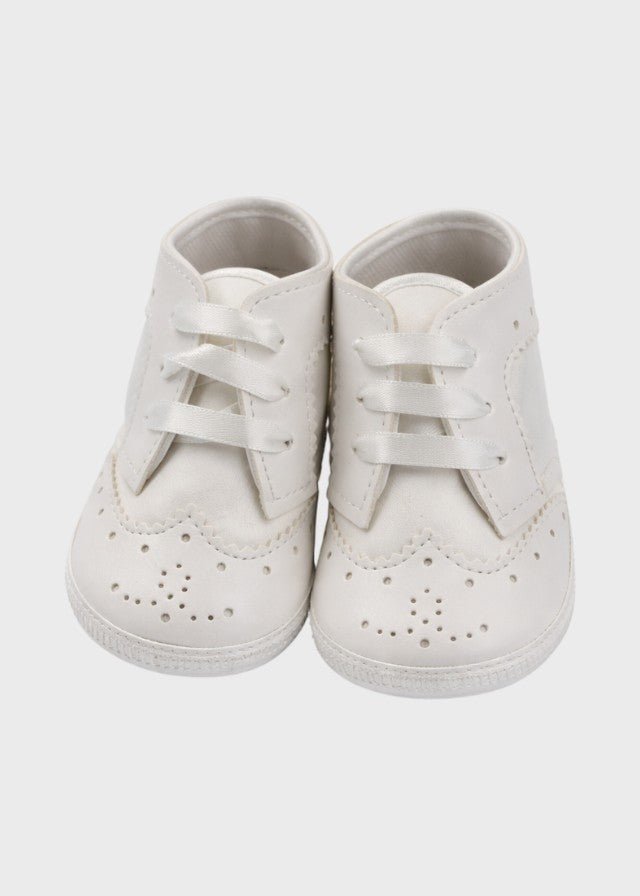 Scarpine Bimbo Bianco SM4253/T95 - 20 corredino e abbigliamento neonato | NANU' BABY