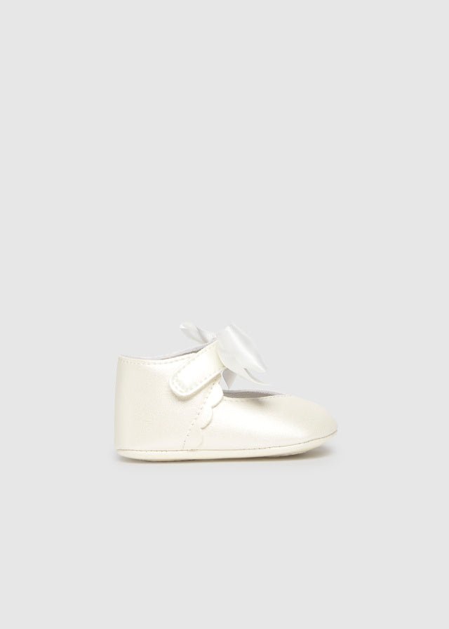 Scarpine Culla Cerimonia Bianco 9090/79 corredino e abbigliamento neonato | NANU' BABY