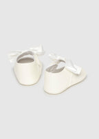 Scarpine Culla Cerimonia Bianco 9090/79 corredino e abbigliamento neonato | NANU' BABY