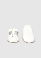 Scarpine Strappo Avorio 9082/88 corredino e abbigliamento neonato | NANU' BABY