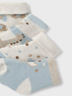 Set 4 calze Blu 1D - 9759/PB corredino e abbigliamento neonato | NANU' BABY