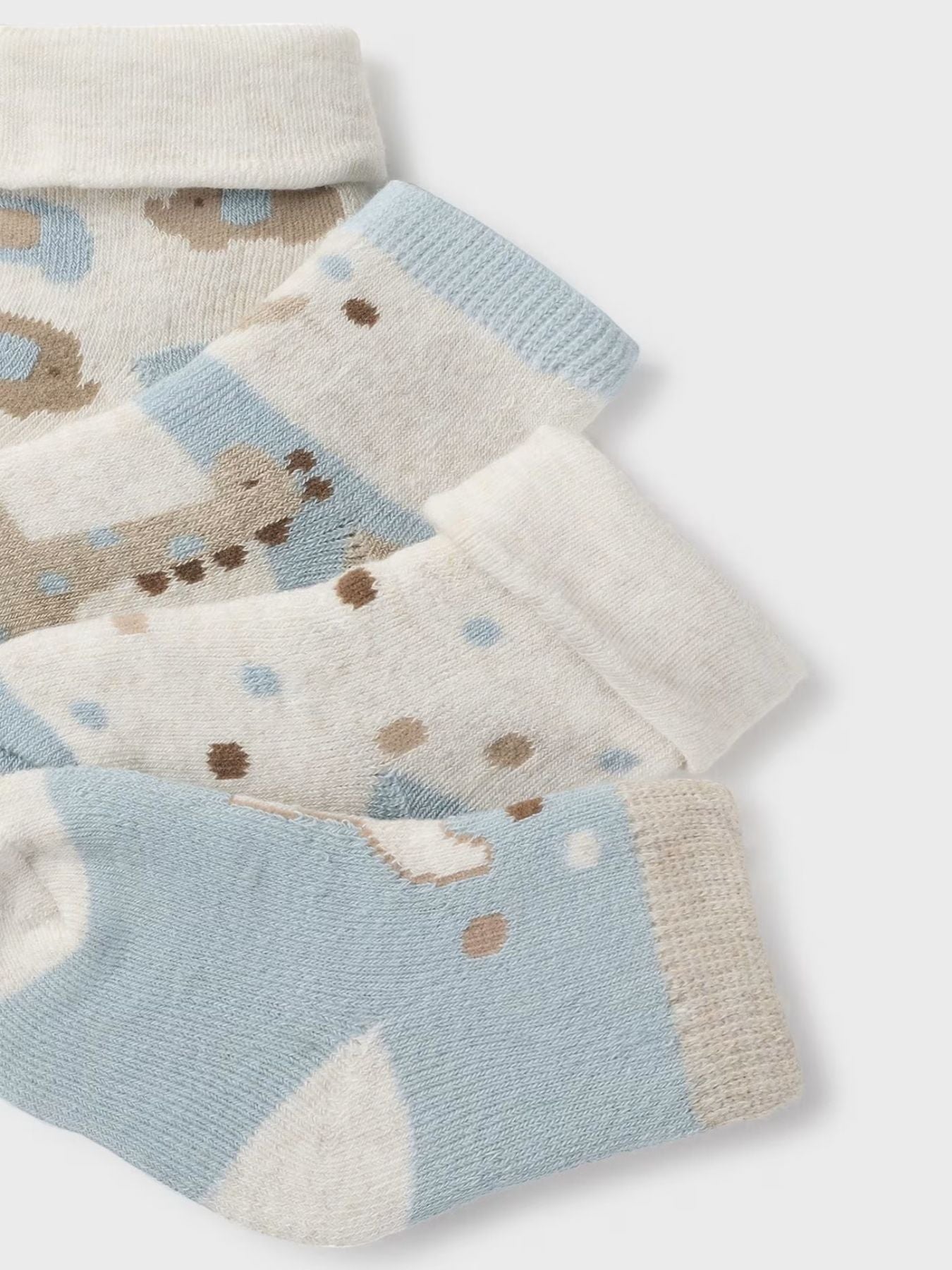 Set 4 calze Blu 1D - 9759/PB corredino e abbigliamento neonato | NANU' BABY