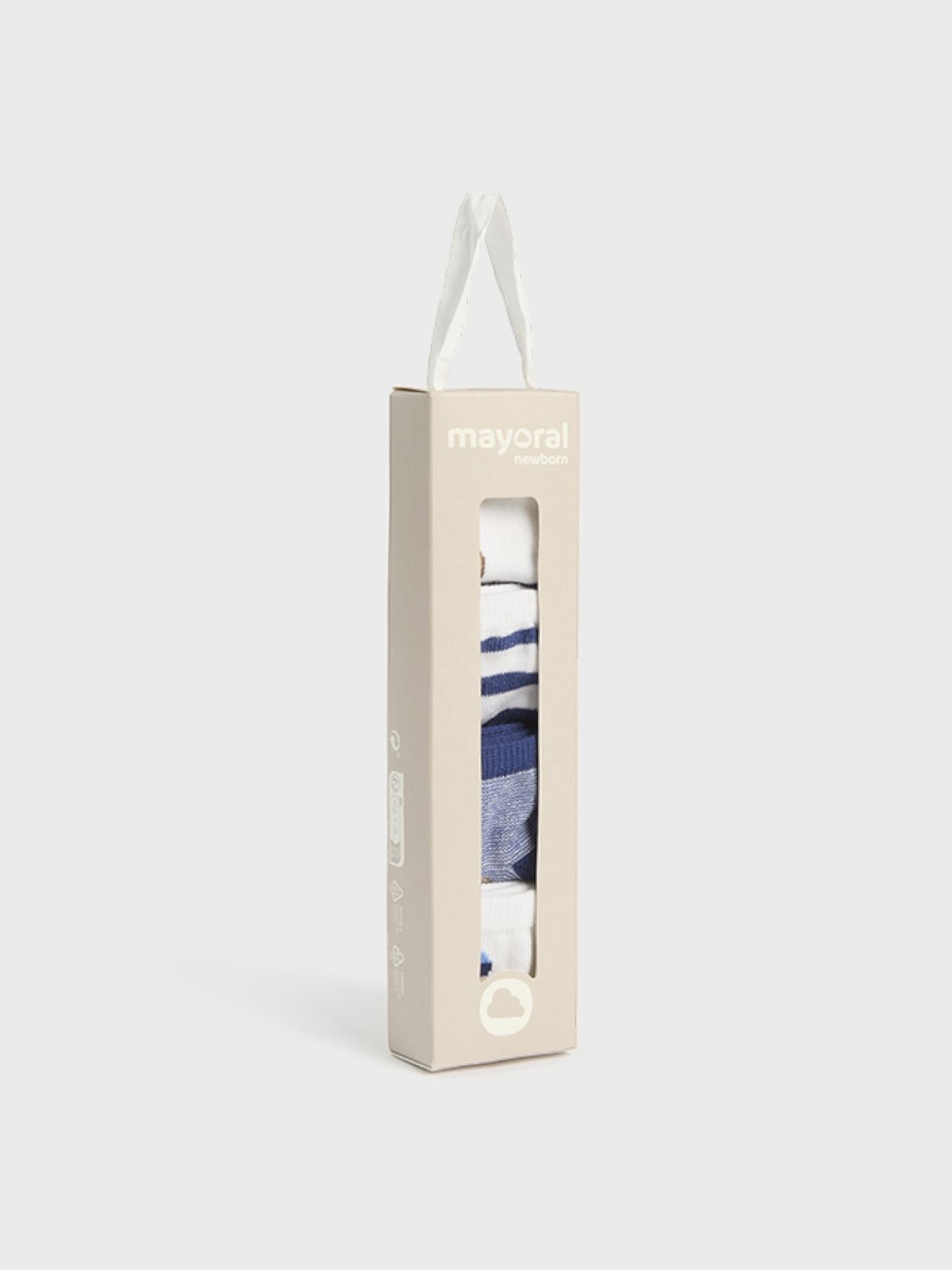 Set 4 calze Blu 9706/B corredino e abbigliamento neonato | NANU' BABY
