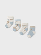 Set 4 calze Cielo 1D - 9759/C corredino e abbigliamento neonato | NANU' BABY
