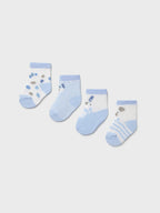 Set 4 calze Cielo 9862 /C corredino e abbigliamento neonato | NANU' BABY