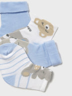 Set 4 calze Cielo 9867 /C corredino e abbigliamento neonato | NANU' BABY