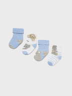 Set 4 calze Cielo 9867 /C corredino e abbigliamento neonato | NANU' BABY