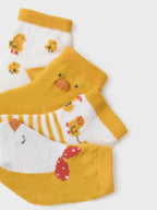 Set 4 calze Giallo 9711/M corredino e abbigliamento neonato | NANU' BABY