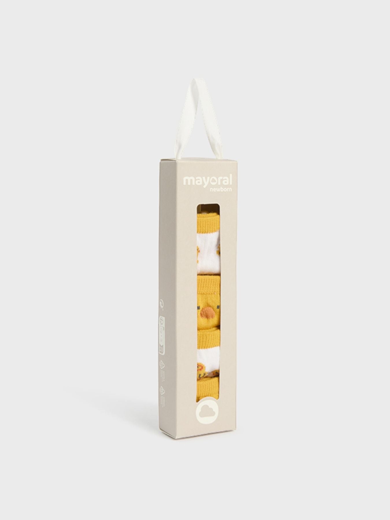 Set 4 calze Giallo 9711/M corredino e abbigliamento neonato | NANU' BABY