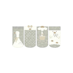 Set 4 calze Grigio 2G - 9762/GR corredino e abbigliamento neonato | NANU' BABY