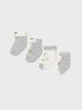 Set 4 calze Grigio 2G - 9762/GR corredino e abbigliamento neonato | NANU' BABY
