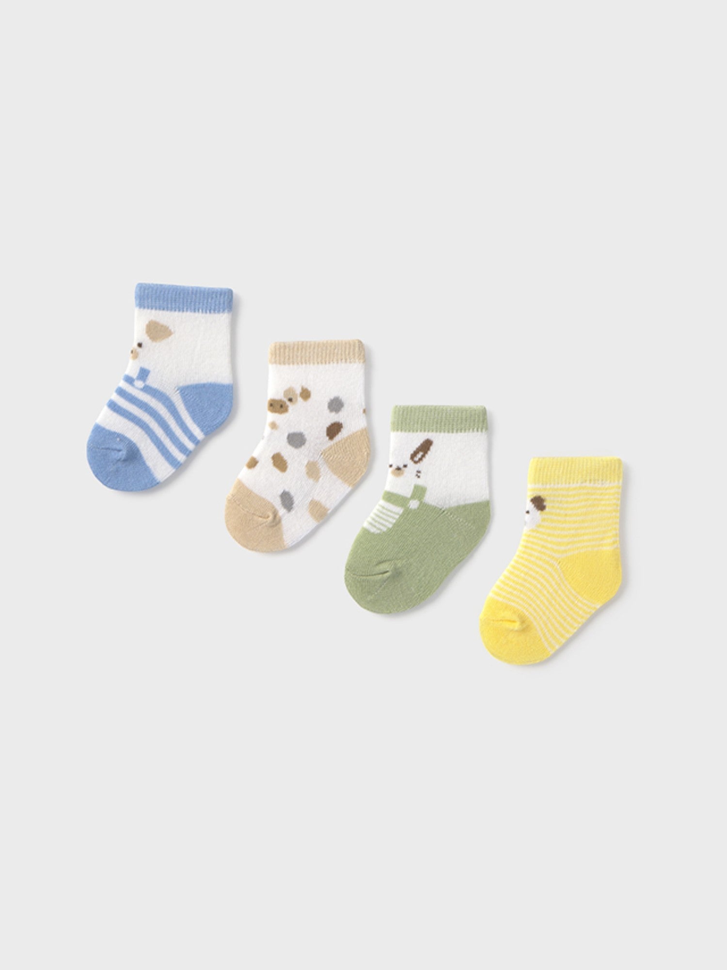 Set 4 calze MULTICOLORE 9862 /MU corredino e abbigliamento neonato | NANU' BABY