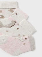 Set 4 calze ROSA 1D - 9759/RB corredino e abbigliamento neonato | NANU' BABY