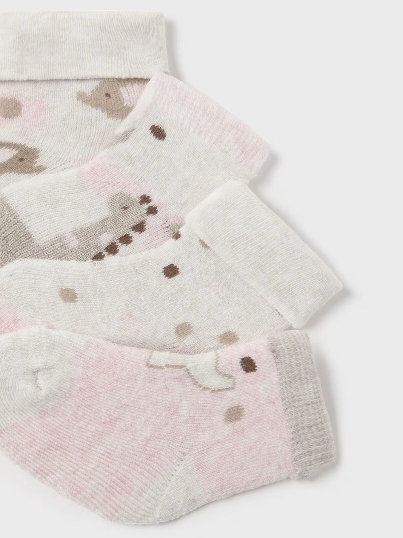 Set 4 calze ROSA 1D - 9759/RB corredino e abbigliamento neonato | NANU' BABY