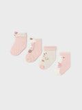 Set 4 calze ROSA 2G - 9762/RB corredino e abbigliamento neonato | NANU' BABY
