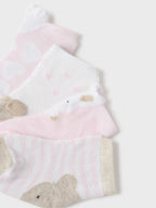 Set 4 calze ROSA 9711 corredino e abbigliamento neonato | NANU' BABY