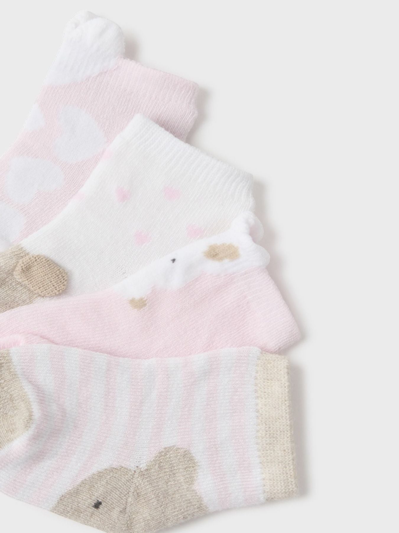 Set 4 calze ROSA 9711 corredino e abbigliamento neonato | NANU' BABY