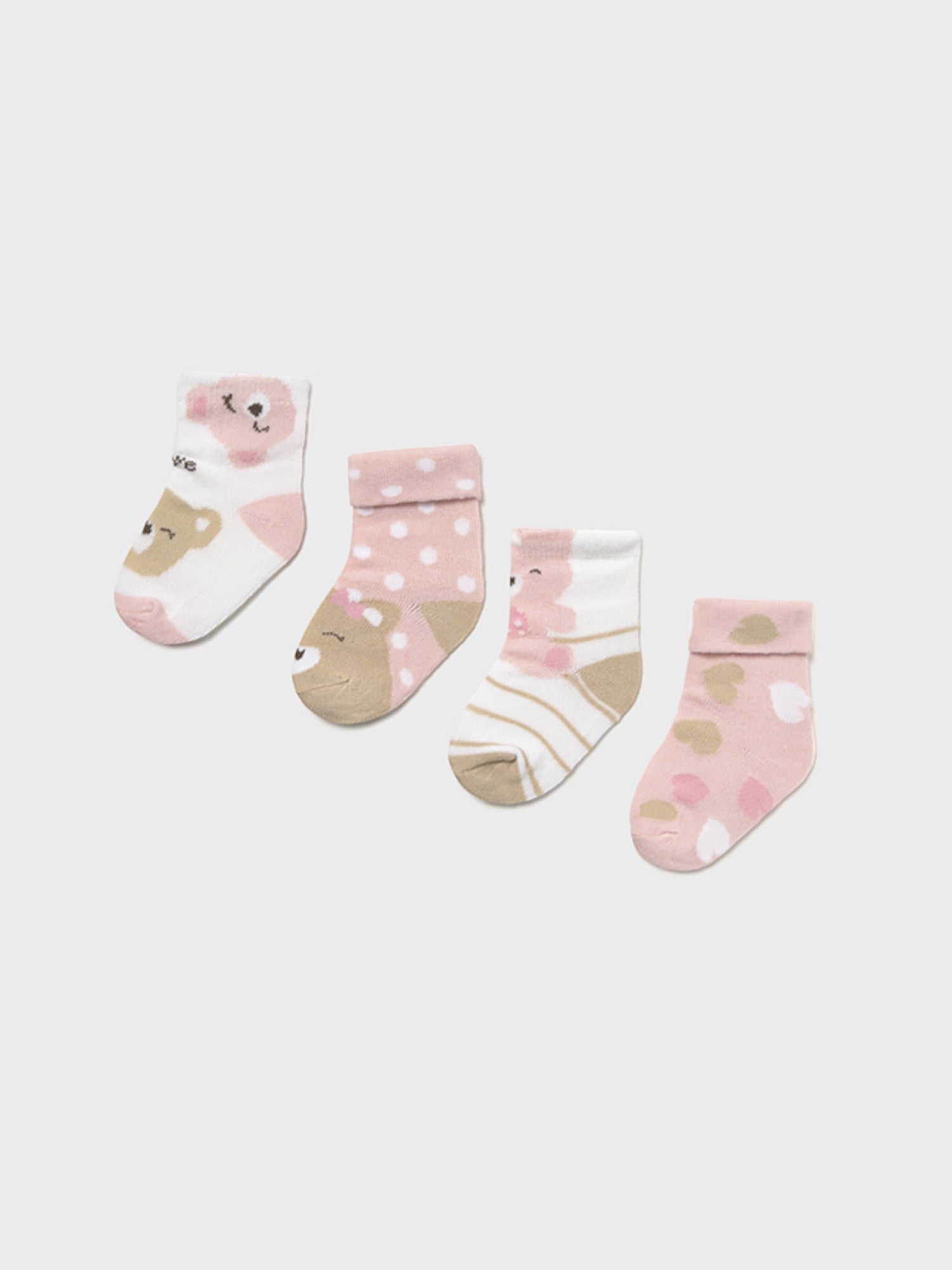Set 4 calze ROSA 9867 /RB corredino e abbigliamento neonato | NANU' BABY