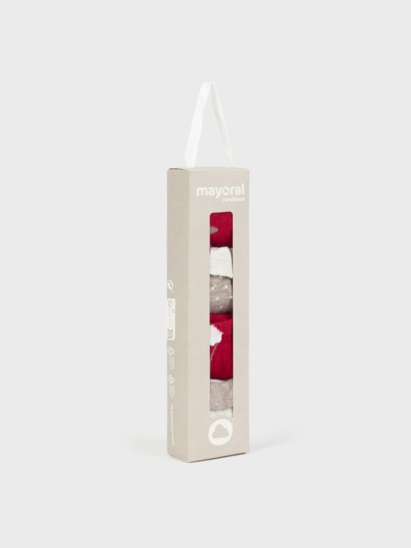 Set 4 calze ROSSO 2G - 9762/RS corredino e abbigliamento neonato | NANU' BABY