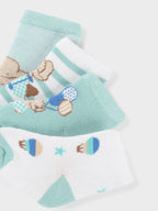 Set 4 calze VERDE 9706 corredino e abbigliamento neonato | NANU' BABY