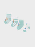 Set 4 calze VERDE 9706 corredino e abbigliamento neonato | NANU' BABY