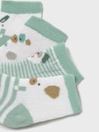 Set 4 calze VERDE 9862 /V corredino e abbigliamento neonato | NANU' BABY