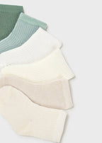 Set 6 calzini VERDE 9860 /V corredino e abbigliamento neonato | NANU' BABY