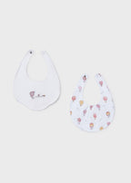 Set Bavaglini Cotone Bianco 9077/45 corredino e abbigliamento neonato | NANU' BABY