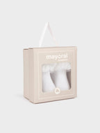 Set calzini con cerchietto Bianco 9710 corredino e abbigliamento neonato | NANU' BABY