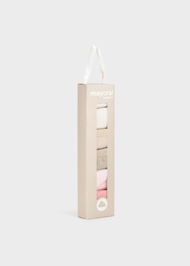 Set Calzini Cotone Rosa 9046/59 corredino e abbigliamento neonato | NANU' BABY