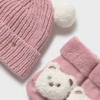 Set cappello e calzini Rosa 9933/82 corredino e abbigliamento neonato | NANU' BABY