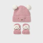 Set cappello e calzini Rosa 9933/82 corredino e abbigliamento neonato | NANU' BABY